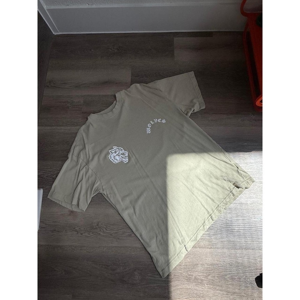 Darc Sport Wolves Graphic T-Shirt Beige Limited Edition 868/2000 Mens Medium